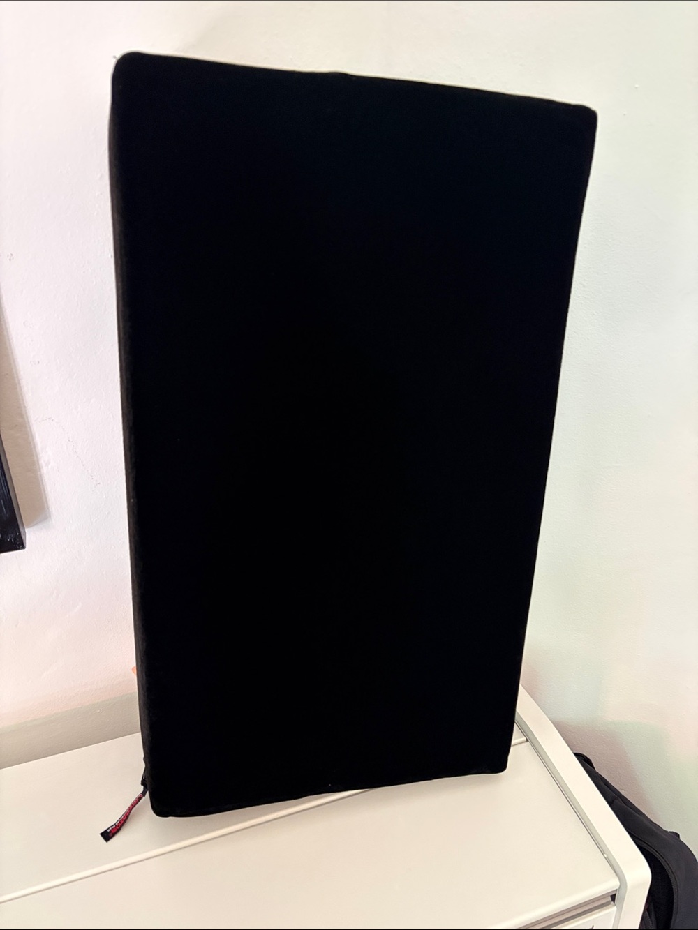 Liberator Black Velvet Ramp Wedge Positioning Pillow 24” x 13” x 7” sexy - Picture 7 of 11